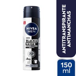 Antitranspirante Spray Nivea Men Invisible Black & White 150 ml