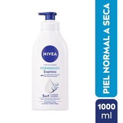 Crema Corporal Nivea Hidratación Express 1000 ml