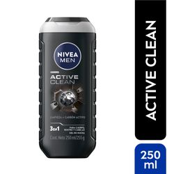 Gel de Ducha Nivea Men Active Clean Deep 250 ml