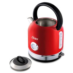 Hervidor Eléctrico Oster Acero Inoxidable 900R Rojo 2.5 Litros