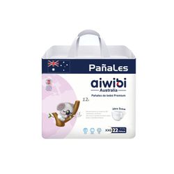 Pañales Aiwibi Premium Talla XXG 22 un.
