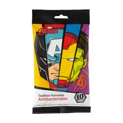 Toallas Húmedas Antibacteriales Avengers 10 un.