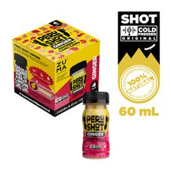 Pack 4 un. Jugo Zuma Cold Pressed Jengibre 60 ml