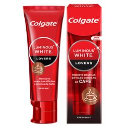 Pasta Dental Colgate Luminous Lovers Cafe 70 g