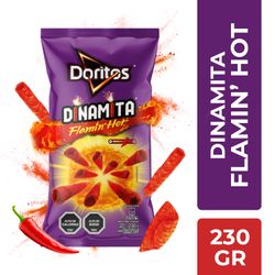 Snack Doritos Dinamita Sabor Flamin' Hot 230 g