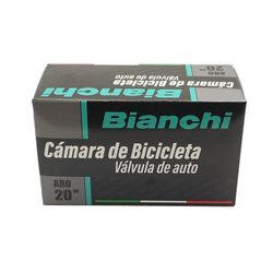 Cámara de Bicicleta Bianchi Aro 20 Válvula Auto 45 mm