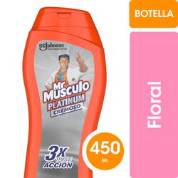 Limpiador Crema Mr. Músculo Platinum Floral 450 ml