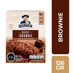 Barra de Cereal Quaker Brownie 6 un.