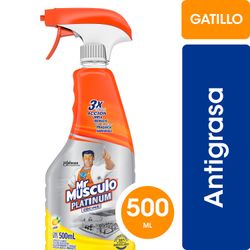 Limpiador de Cocina Mr. Músculo Platinum Limón Gatillo 500 ml