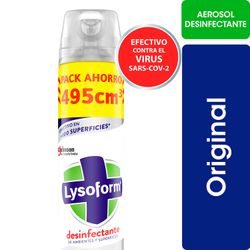 Desinfectante de Ambientes y Eliminador de Olores Lysoform Original 495 ml