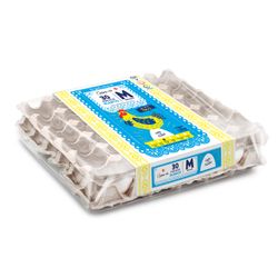 Huevos Cuisine & Co Medianos Blancos 30 un.