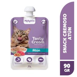 Alimento Húmedo Gato Molly & Co Crema Atún 90 g
