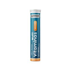 Suplemento Multivitamínico + Minerales Efervescente Naranja 20 Tabletas