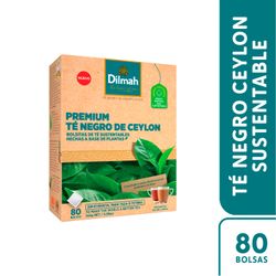 Té Ceylon Dilmah Sustentable 80 un.