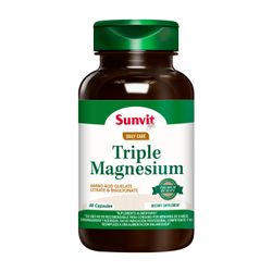 Suplemento Triple Magnesium Sunvit Life 60 Cápsulas