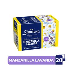 Hierba Supremo Manzanilla Lavanda 20 un.