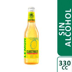 Cerveza Clausthaler Radler Limón Sin Alcohol 330 cc