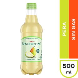 Agua Saborizada Benedictino Pera 500 ml