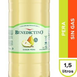 Agua Saborizada Benedictino Pera 1.5 L