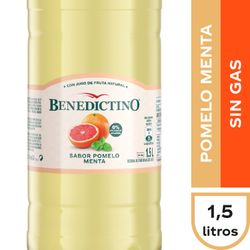 Agua Saborizada Benedictino Pomelo Menta 1.5 L