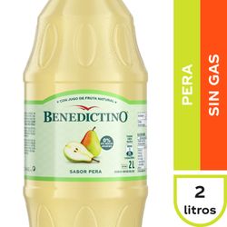 Agua Saborizada Benedictino Pera 2 L