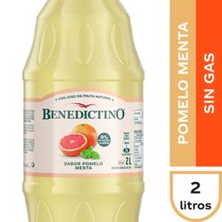 Agua Saborizada Benedictino Pomelo Menta 2 L