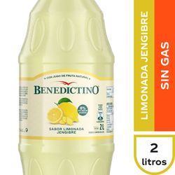 Agua Benedictino Limón Jengibre 2 L