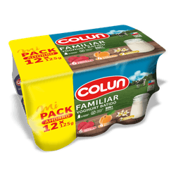 Pack 12 un. Yogurt Batido Colun 125 g