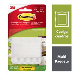 Ahorro Pack Sujeta Cuadros 3M Command 14 Pares