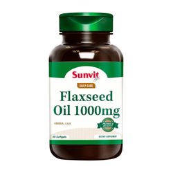 Suplemento Flaxseed Oil Omega 3-6-9 Sunvit Life 60 un.