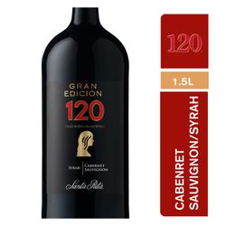 Vino Santa Rita Gran 120 Ensamblaje Cabernet Sauvignon Syrah 1.5 L