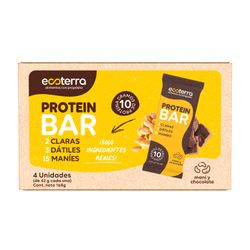 Barra de Proteína Ecoterra Maní Cacao 4 un.