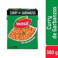 Curry de Garbanzos Wasil 380 g