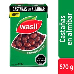 Castañas en Almibar Wasil 570 g