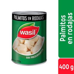 Palmitos en Rodajas Wasil 220 g drenado