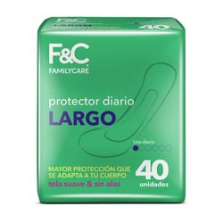 Protectores Diarios Family Care Largos 40 un.