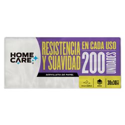 Servilletas Home Care Mesa 200 un.