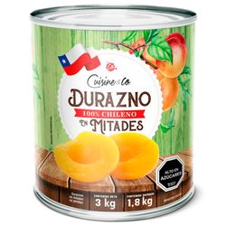 Duraznos en Mitades Cuisine & Co 1800 g