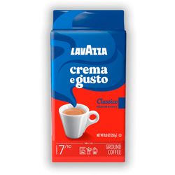Café Grano Molido Lavazza Crema e Gusto 250 g
