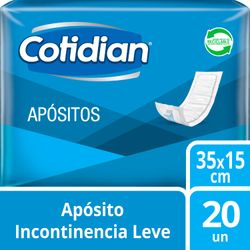 Apósitos Unisex Cotidian Normal Talla Única 20 un.