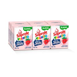 Pack 6 un. Mini Yogurt Batido Soprole Frutilla 75 g