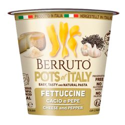 Fetuccini Cacio e Pepe Berruto Vaso 70 g