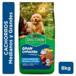 Alimento Perro Cachorro Dog Chow Medianos y Grandes 8 kg