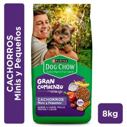 Alimento Perro Cachorro Dog Chow Razas Pequeñas 8 kg