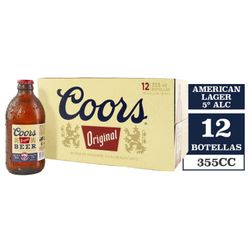 Pack 12 un. Cerveza Coors Original 5.0° 355 cc