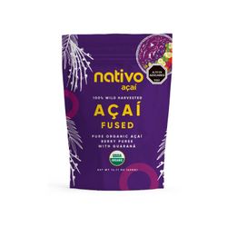 Pulpa de Acaí Nativo Orgánico Guaraná 400 g
