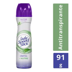 Desodorante Spray Lady Speed Stick Derma Nutre Aloe 150 ml