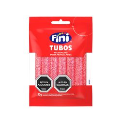 Caramelo Fini Tubos Frutilla Ácida 35 g