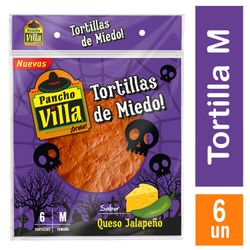 Tortilla Pancho Villa Naranja Queso Jalapeño 150 g