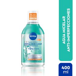 Agua Micelar Nivea Derma Skin Clear 400 ml
